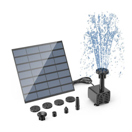 AISITIN DIY Solar Water Pump Kit, Solar Powered Fountain Pump