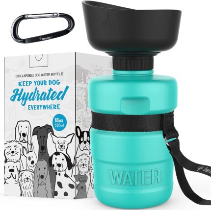 lesotc Upgraded Dog Water Bottle Foldable